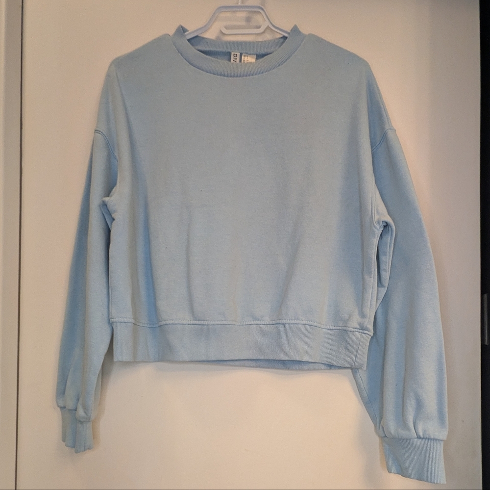 Divided Baby Blue Crew Neck Sweatshirt
